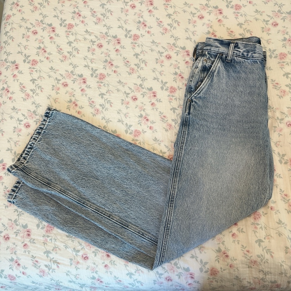 Aeropostale Light Blue Wide Leg Pants